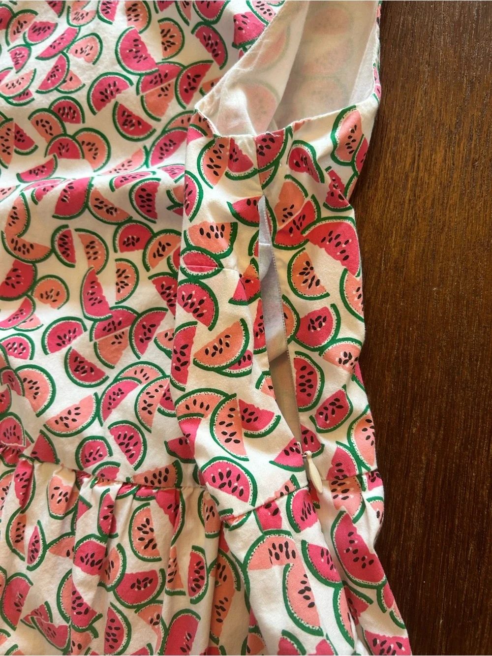 J.Crew Re-Imagined Watermelon Print Tiered Ruffle Dress Size 00